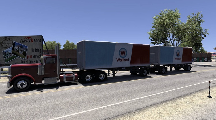 ATS 1.58 – Multiple Trailers in Traffic Mod