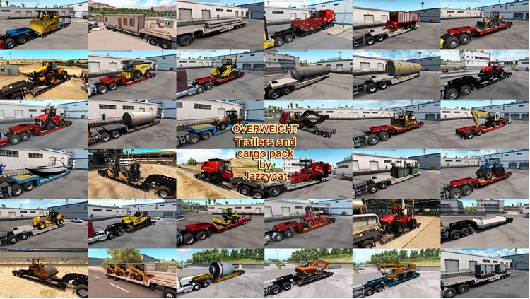 ATS 1.58 – Overweight Trailers and Cargo Pack V6.2.1