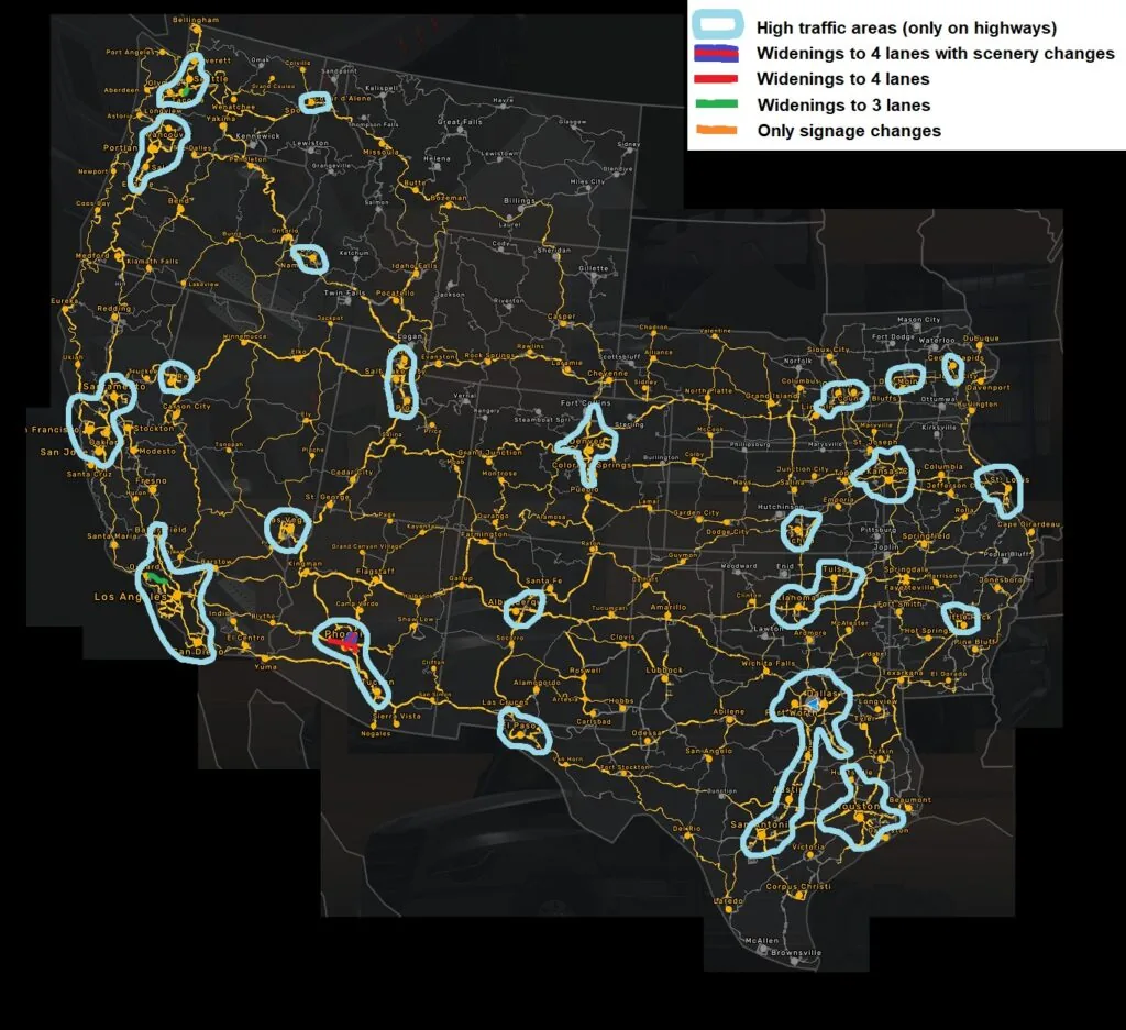 ATS 1.58 – Urban Traffic Overhaul V23