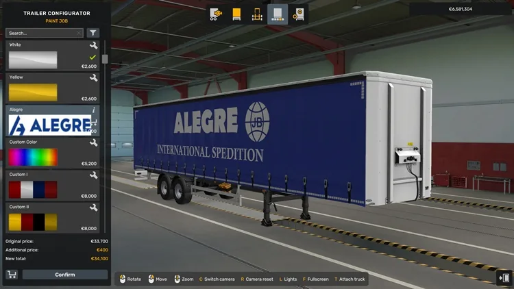 ETS2 1.58 – Alegre Skin