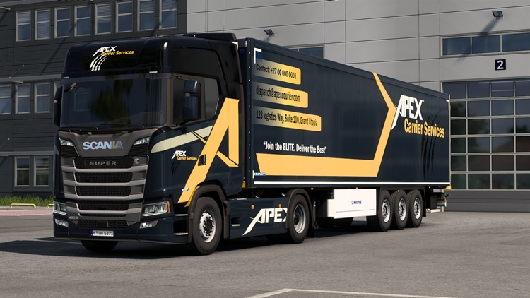 ETS2 1.57 – Apex Carrier Services Combo Skin Pack V1.0