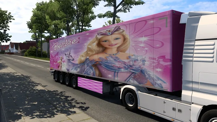 ETS2 1.57 – Barbie Trailer Skin ETS2 1.57 – Barbie Trailer Skin