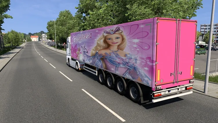 ETS2 1.57 – Barbie Trailer Skin ETS2 1.57 – Barbie Trailer Skin