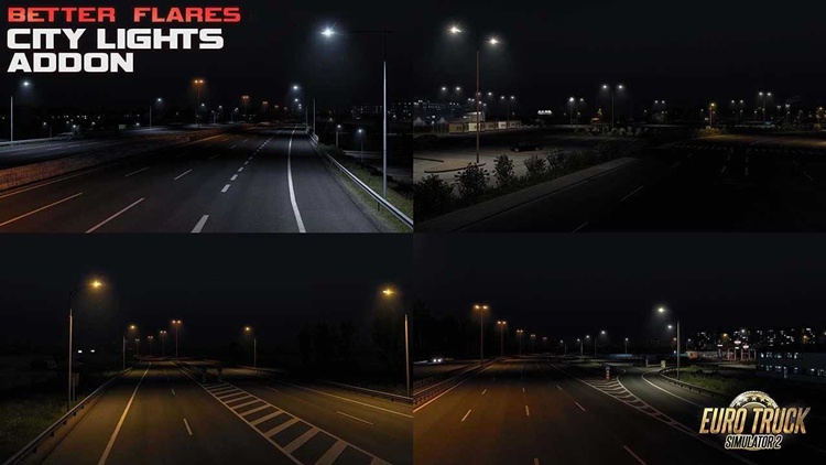 ETS2 1.58 – Better Flares V4.6.5