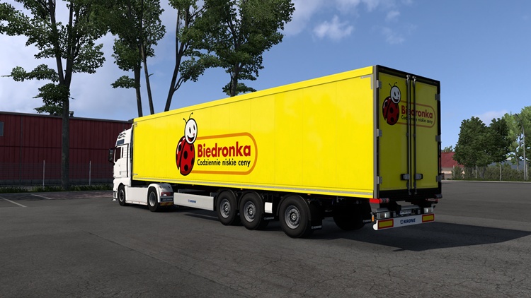 ETS2 1.58 – Biedronka Krone Cool Liner Skin