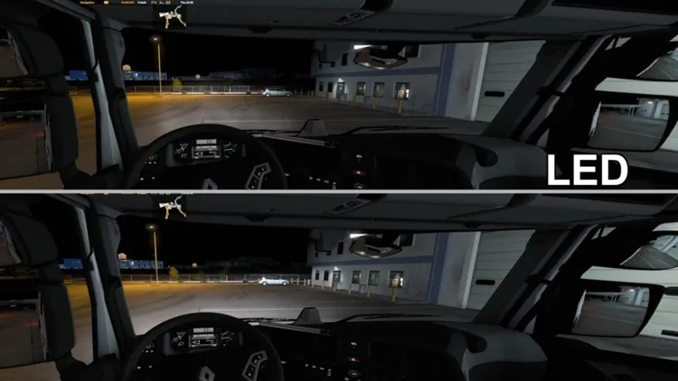 ETS2 1.59 – Headlight Options