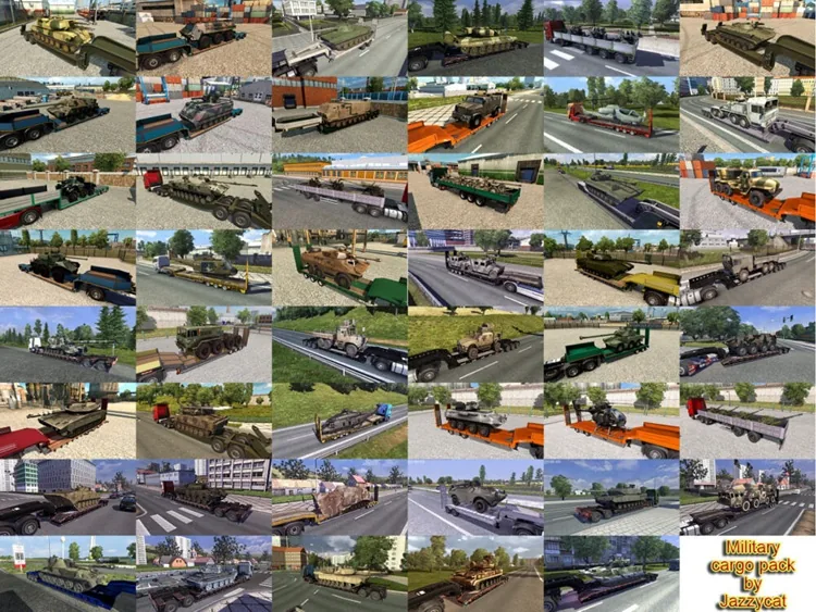 ETS2 Military Cargo Pack V6.8.4 (1.58) ETS2 Military Cargo Pack V6.8.4 (1.58)