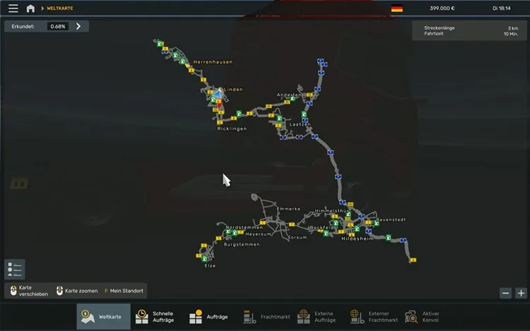 ETS2 1.57 – Niedersachsen Map V3.6 ETS2 1.57 – Niedersachsen Map V3.6