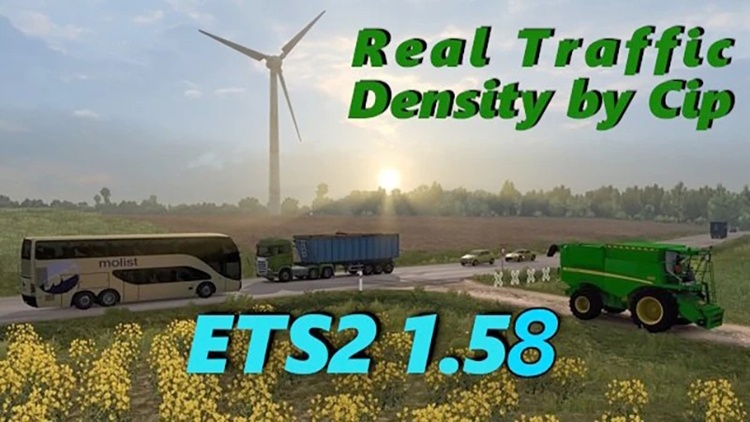 ETS2 1.58 – Real Traffic Density