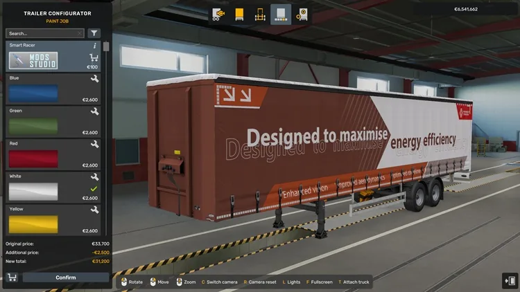 ETS2 1.58 – Renault Smart Racer Trailer Skin V1.0