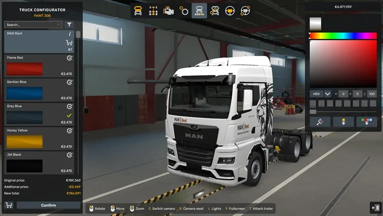 ETS2 1.58 – Rental Skin Pack