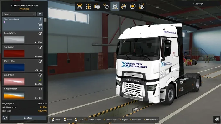 ETS2 1.58 – Richard Tovey Transport Skin V1.0 ETS2 1.58 – Richard Tovey Transport Skin V1.0