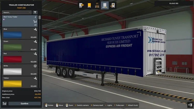 ETS2 1.58 – Richard Tovey Transport Skin V1.0 ETS2 1.58 – Richard Tovey Transport Skin V1.0