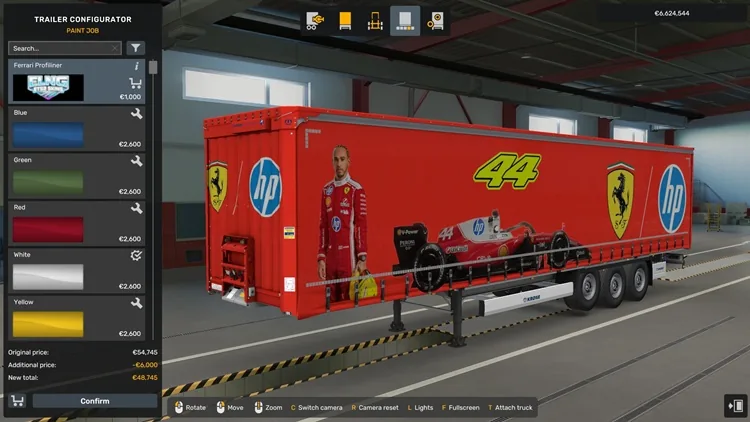 ETS2 1.58 – Scania S and Krone Profiliner Ferrari Skin V1.0 ETS2 1.58 – Scania S and Krone Profiliner Ferrari Skin V1.0