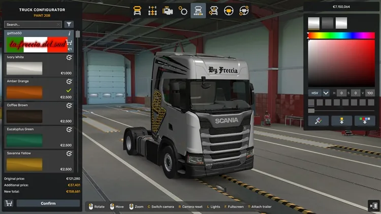 ETS2 1.58 – Scania S Skin By Freccia