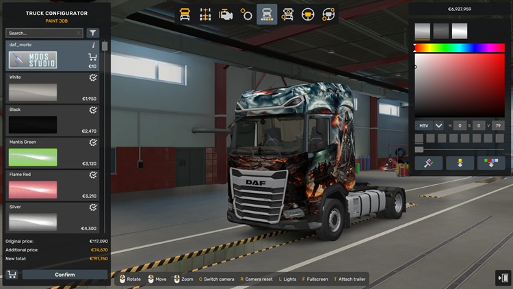 ETS2 1.58 – Daf 2021 NGD Death Skin V1.0