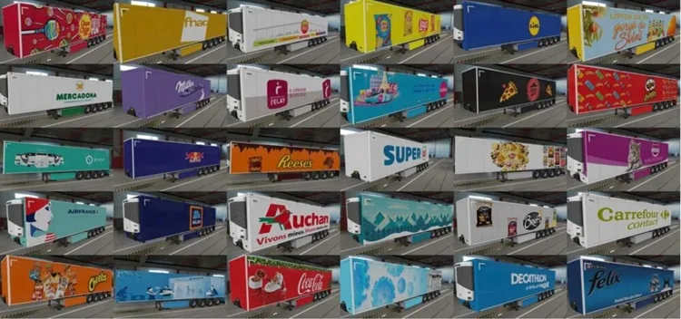 ETS2 1.57 – Trailers Skin Pack V2.5.4 ETS2 1.57 – Trailers Skin Pack V2.5.4