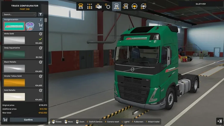 ETS2 1.58 – Volvo FH Hungarocamion Combo Skin V1.0 ETS2 1.58 – Volvo FH Hungarocamion Combo Skin V1.0
