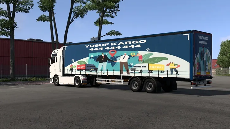 ETS2 1.57 – Yusuf Kargo Skin Mod ETS2 1.57 – Yusuf Kargo Skin Mod