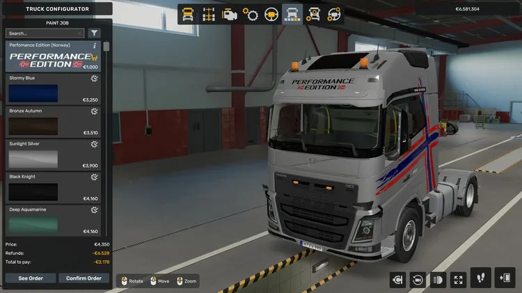 ETS2 1.57 – Volvo FH 4/5/6 Volvo Perfomance Norway Edition Skins ETS2 1.57 – Volvo FH 4/5/6 Volvo Perfomance Norway Edition Skins