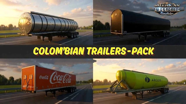 ATS Colombian Trailers Pack V7.2 (1.58)