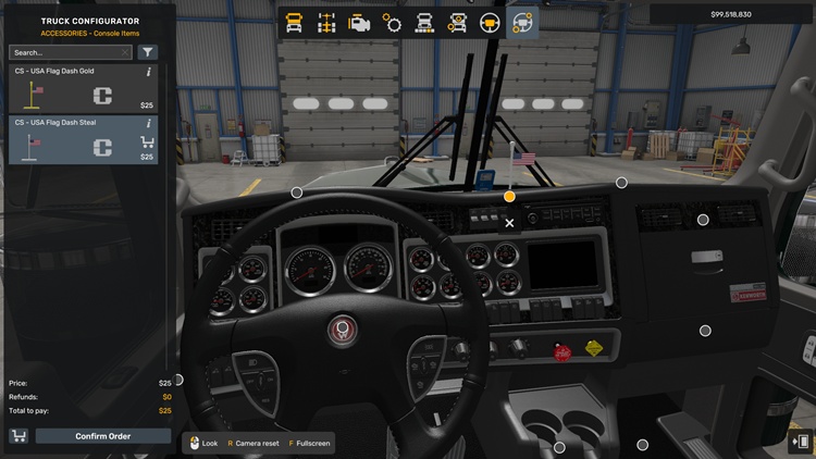 ATS USA Dashboard Flag Mod 1.58