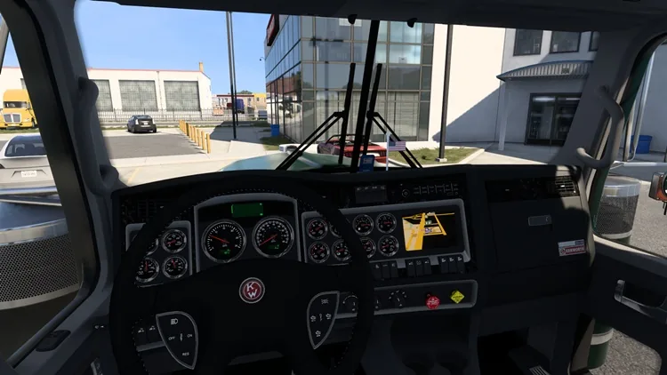 ATS USA Dashboard Flag Mod 1.58 ATS USA Dashboard Flag Mod 1.58