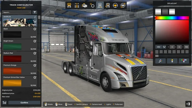 ATS 1.58 – Volvo VNL A 860 Skin V1.0