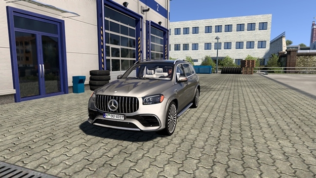 ETS2 2023 Mercedes-Benz GLS 63 Front view 01