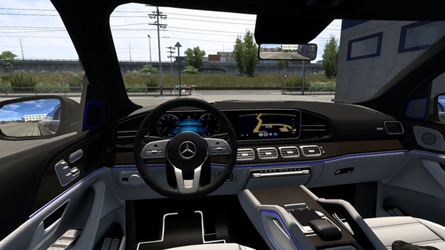 ETS2 2023 Mercedes-Benz GLS 63 interior view