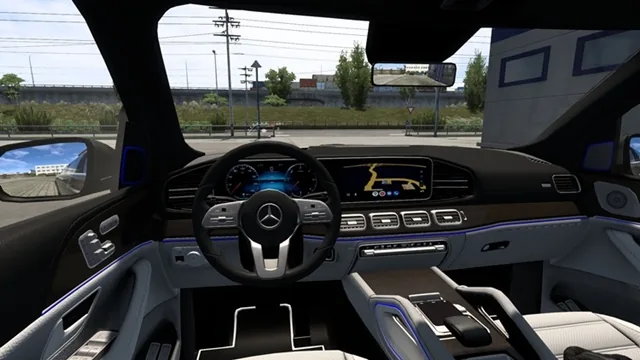 ETS2 1.59 2023 Mercedes-Benz GLS 63 V1.5 ETS2 2023 Mercedes-Benz GLS 63 interior view
