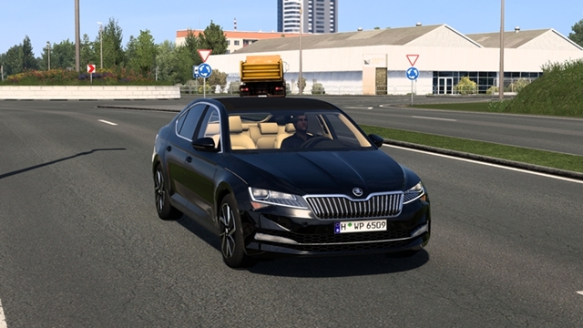 ETS2 1.59 2023 Skoda Superb V1.3 ETS2 2023 Skoda Superb Front view 02