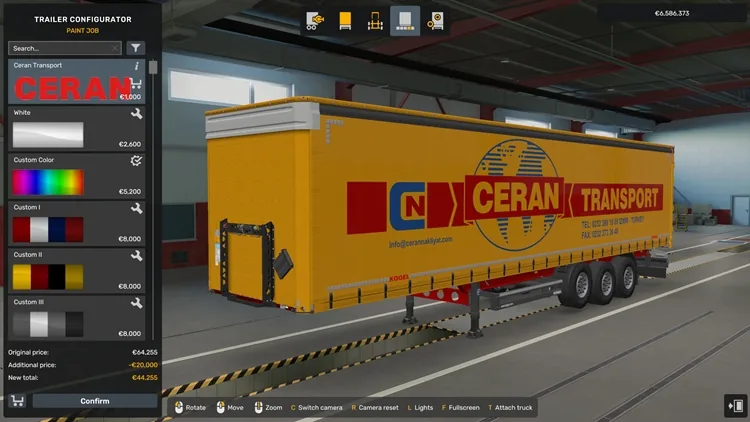 ETS2 Ceran Transport Skin Pack V1.0 (1.58)
