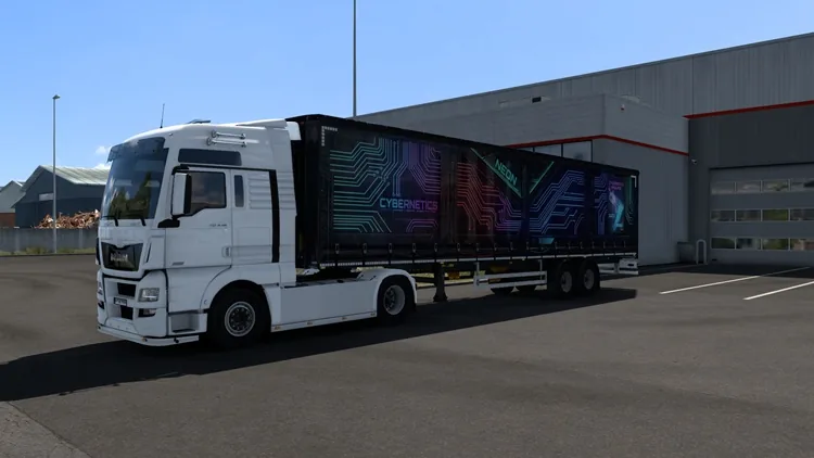 ETS2 Cyburk Style Trailer Skin 1.58 ETS2 Cyburk Style Trailer Skin 1.58