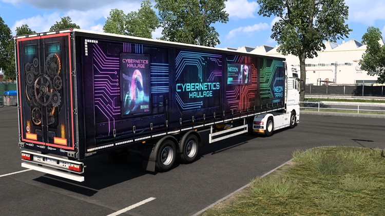 ETS2 Cyburk Style Trailer Skin 1.58