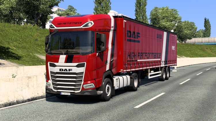 ETS2 DAF High Performance2 Combo Skin V1.0 (1.58)