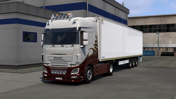 ETS2 DAF XF 105 Open Pipe Sound 1.58