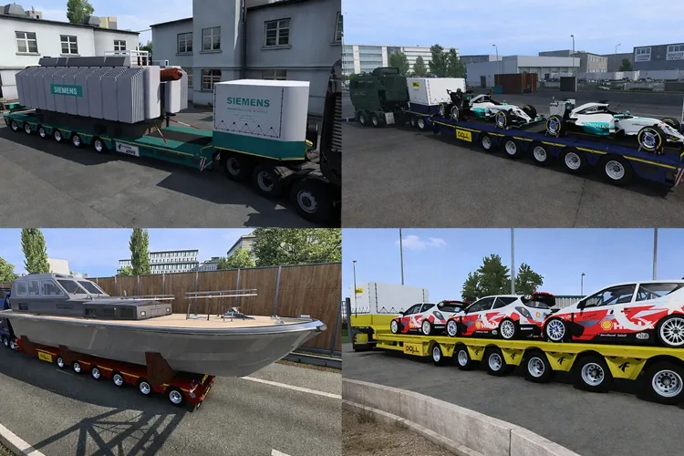 ETS2 Doll Special Transport Trailer V4.0 (1.58) ETS2 Doll Special Transport Trailer V4.0 (1.58)