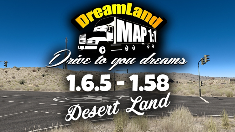 ETS2 DreamLand Map V1.6.5 (1.58)