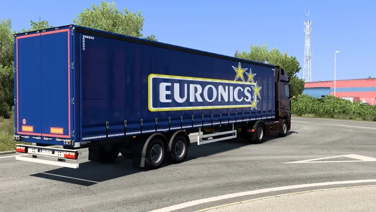 ETS2 Euronics 1992 Vintage Trailer Skin 1.58 ETS2 Euronics 1992 Vintage Trailer Skin 1.58