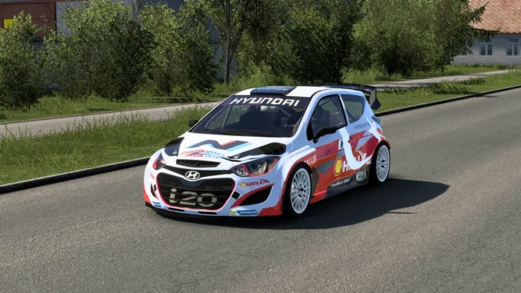 ETS2 Hyundai i20 WRC Car Mod 1.58