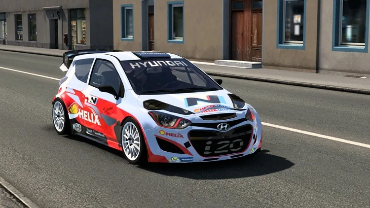 ETS2 Hyundai i20 WRC Car Mod 1.58