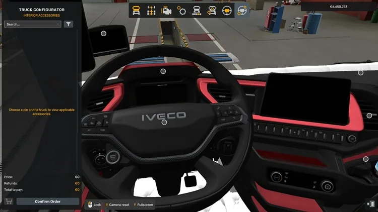 ETS2 Iveco Premium Upholstery 1.58 ETS2 Iveco Premium Upholstery 1.58