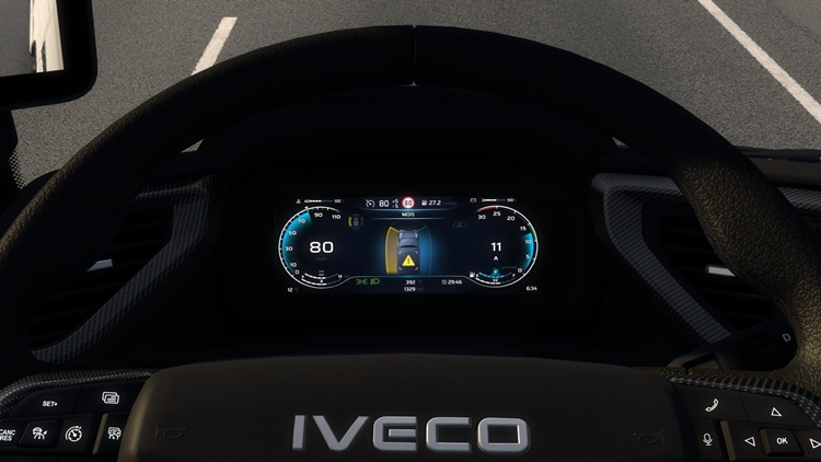ETS2 Iveco S-Way Improved Dashboard 1.58