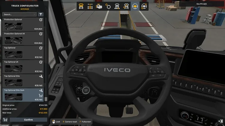 ETS2 Iveco S-Way Interior Addons 1.58