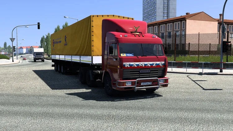 ETS2 Kamaz 54115+ Trailer NEFAZ V2.1 (1.58)
