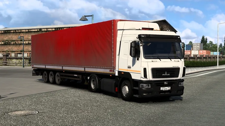 ETS2 Maz 5440E9 Prostor Premium Truck V8.0 (1.58)