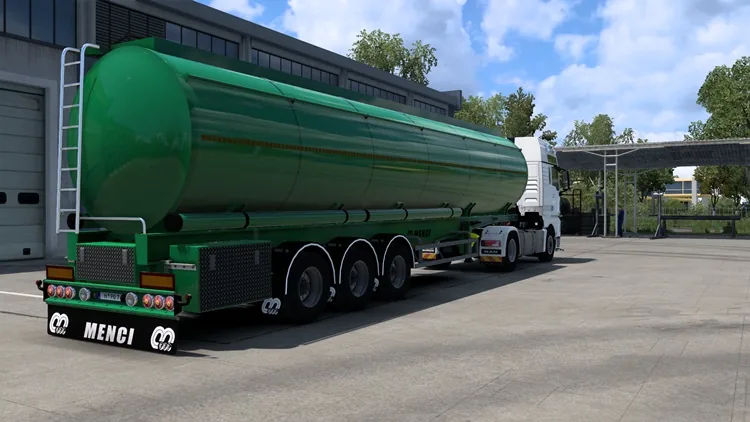 ETS2 Menci Cistern Fuel Trailer 1.58 ETS2 Menci Cistern Fuel Trailer 1.58