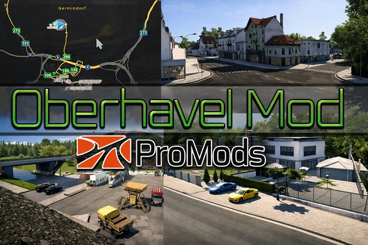 ETS2 Oberhavel Map Addon for Promods V1.7.3 (1.58)