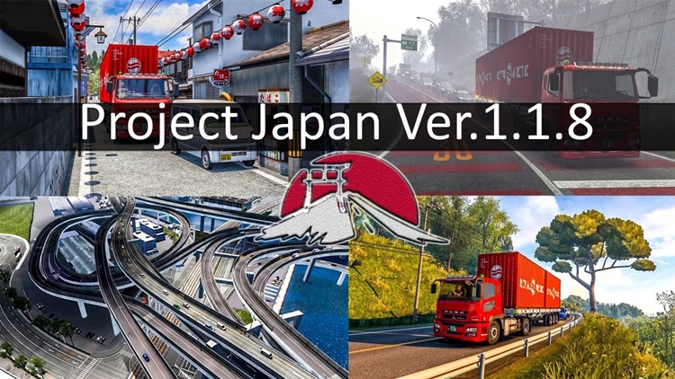 ETS2 Project Japan Map V1.1.8 (1.58)